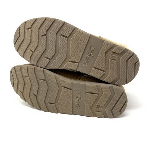 NWT Cat & Jack Girls' Haiden Tan Winter Boots - Picture 8 of 12